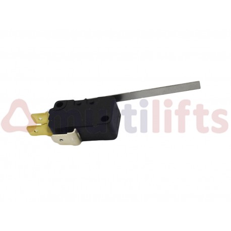 V-163-1C5 Omron, Omron Long Leaf Lever Micro Switch, Tab Terminal, 16 A @  250 V ac, SPDT, IP40, 103-1639